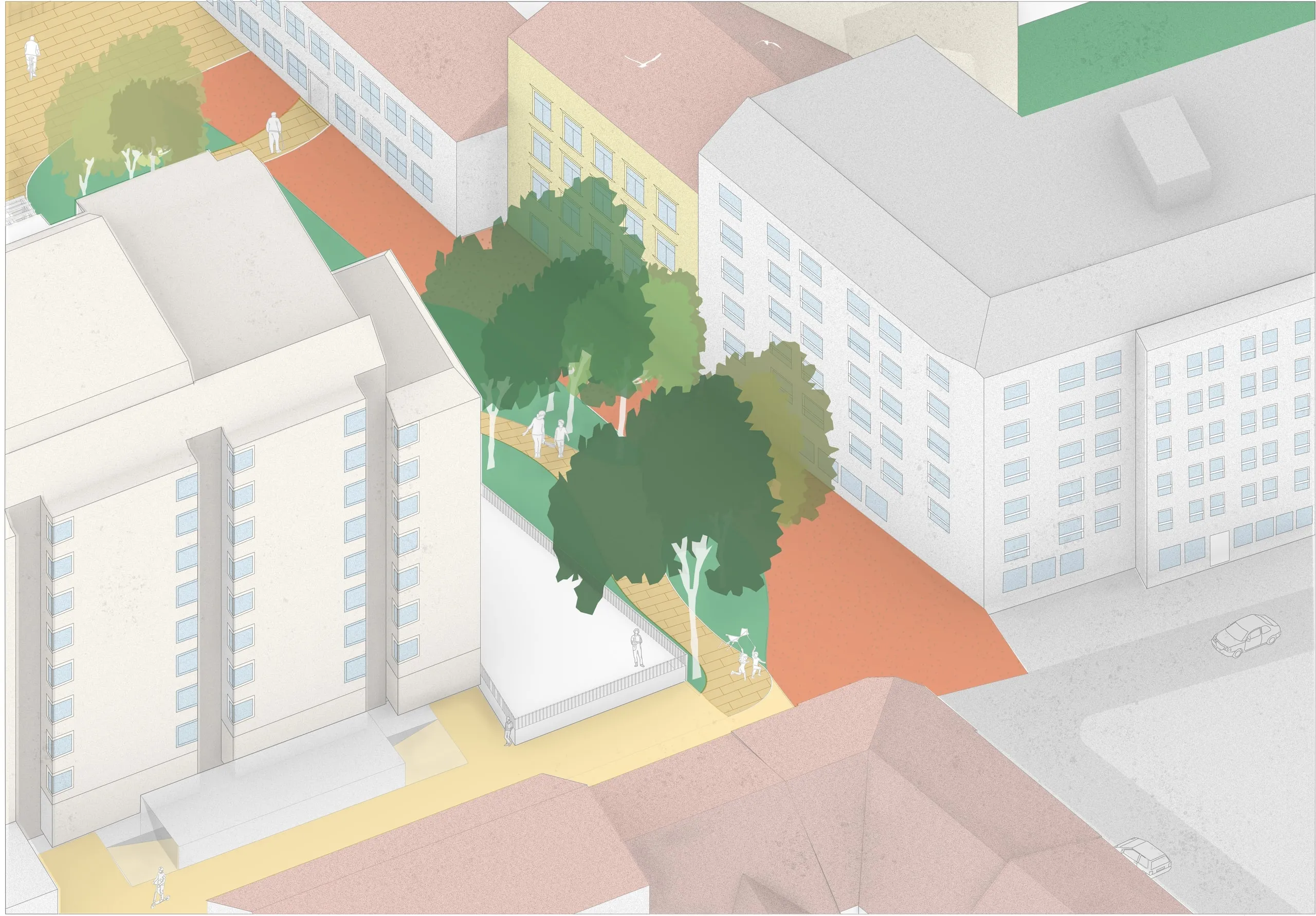 urban patchwork, mittersteig