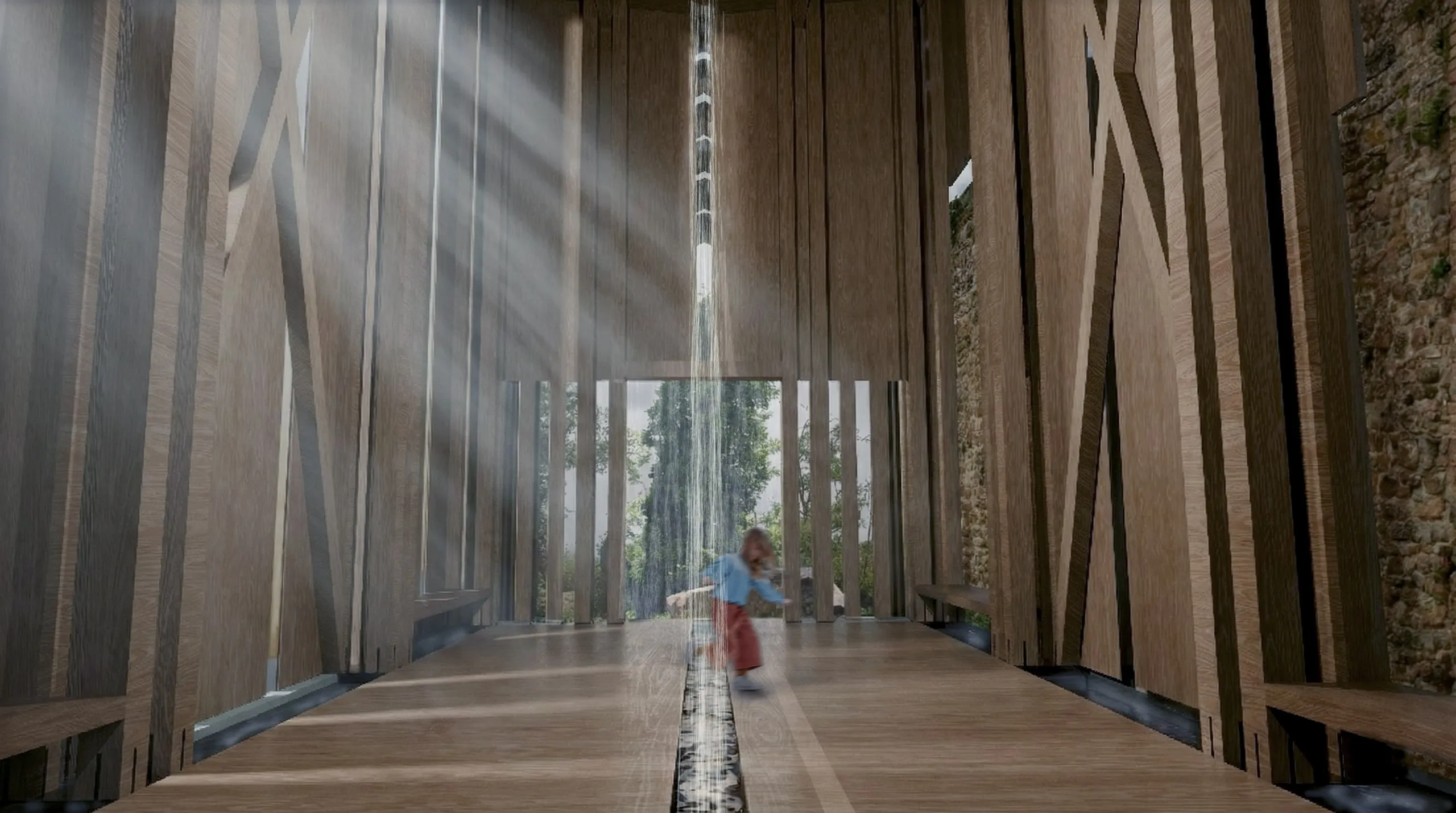 il fonte, inside