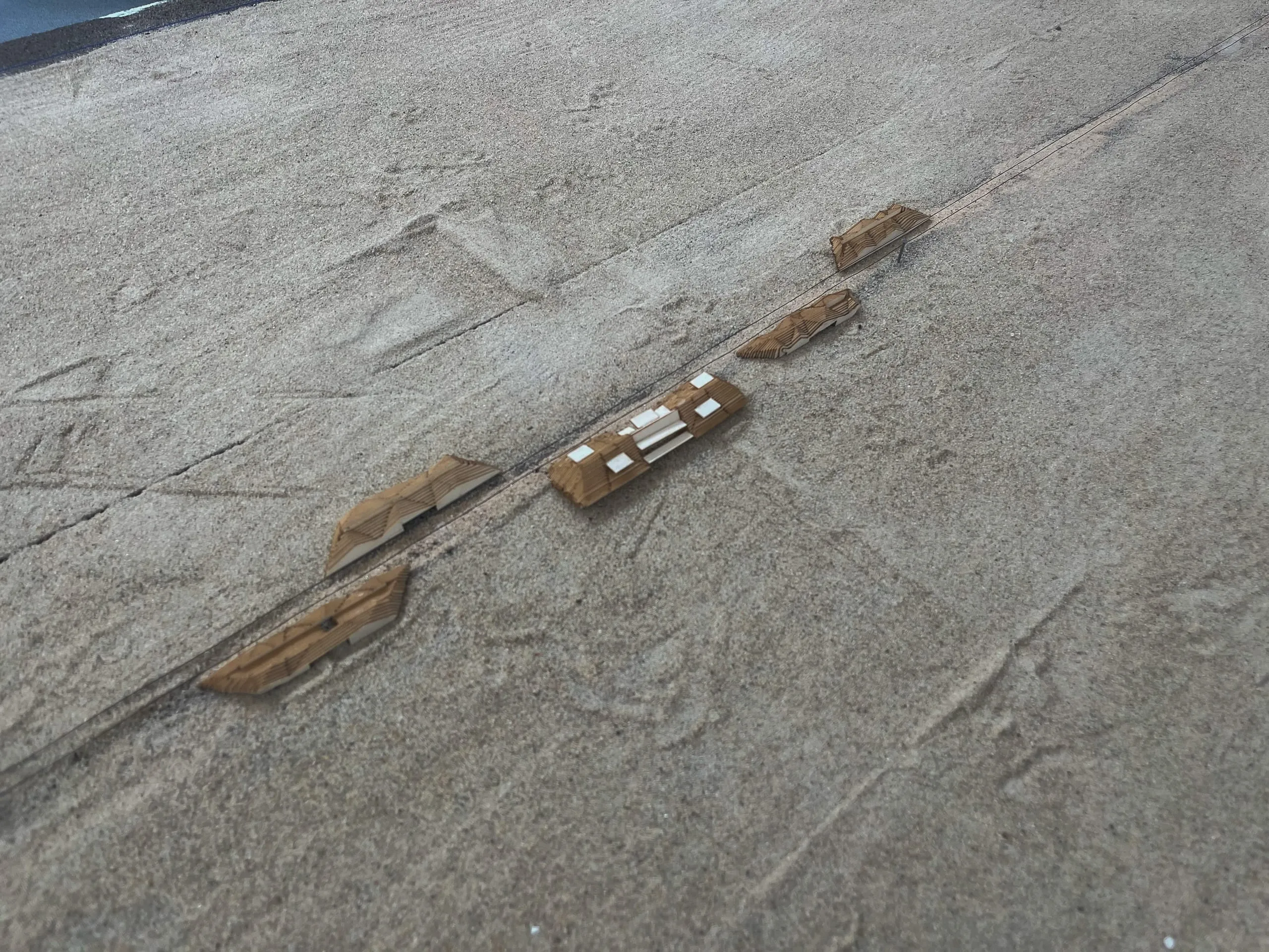 circular line, model 1:500